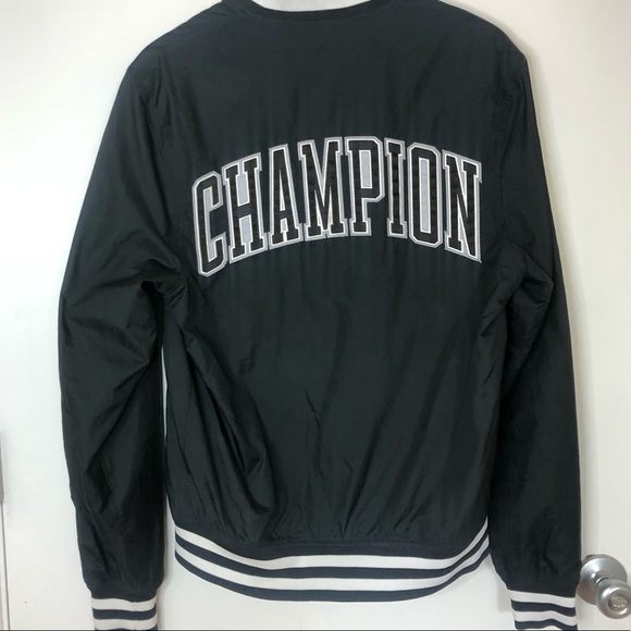 Champion Jackets & Coats Champion Track Jacket Bomber Jacket Black
